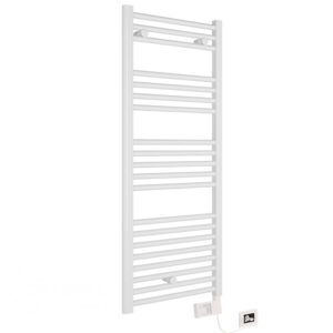 Електрическа лира за баня Crystal E-AGATE WHITE 500 W, бяла, 1200 X 500 mm