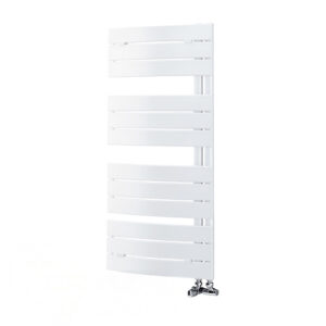 Електрическа лира за баня Crystal E-JASPER WHITE 600 W, бяла, 1380X550 mm