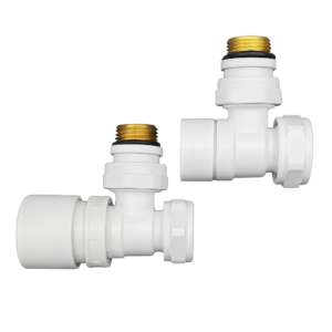 Set of stopcocks for water pound, white