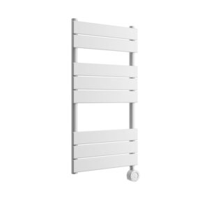 Електрическа лира за баня Crystal E-PEARL 300 W, бяла, 840 X 500 mm