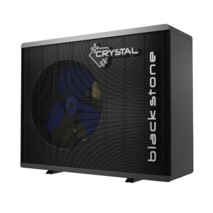 Изцяло DC инверторна термопомпа Crystal Black Stone - моноблок, R290, A+++, Wi-Fi